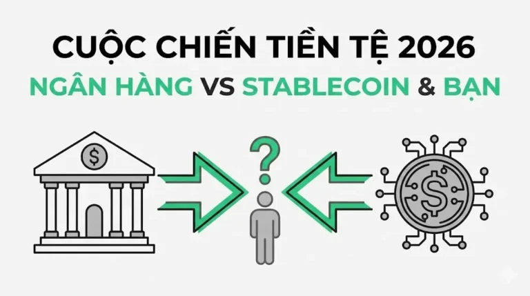 Cuộc chiến tiền tệ 2026: khi NGÂN HÀNG tuyên chiến với STABLECOIN (và bạn đứng ở đâu?)