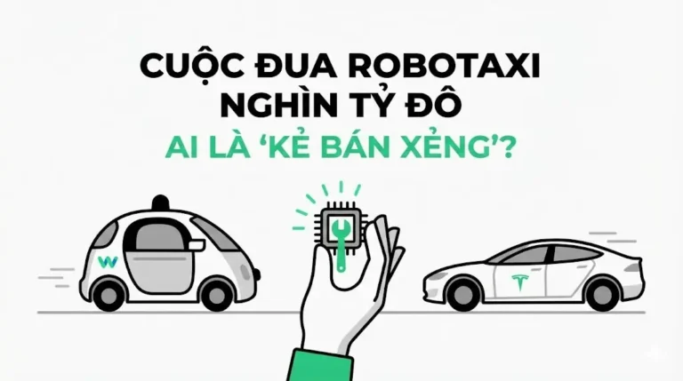 Cuộc đua ROBOTAXI nghìn tỷ đô: Waymo dẫn đầu, Tesla bám đuổi, nhưng ai mới là “kẻ bán xẻng”